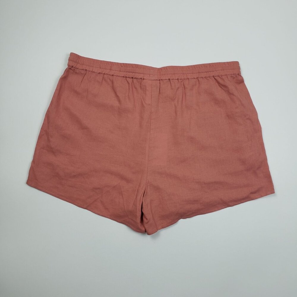 Andie Swim The Graciosa Short Women's Medium Sunset Linen Blend Beach Lounge NWT - Picture 15 of 16